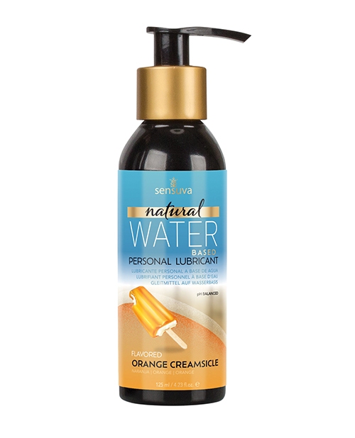 Shop Senuva Natural Water Based Personal Lubricant - 4 oz Orange Creamsicle online