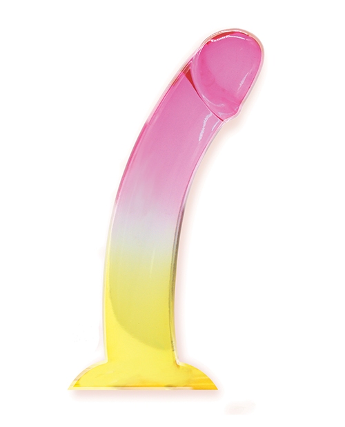 Order Shades Jelly TPR Gradient Dong Large - Pink/Yellow online