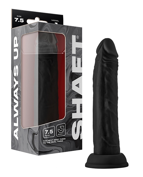 Shop Shaft Model J Flexskin Liquid Silicone 7.5" Dong - Black online