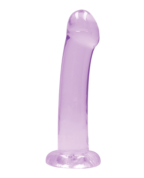Order Shots RealRock Crystal Clear 7" Dildo - Purple online