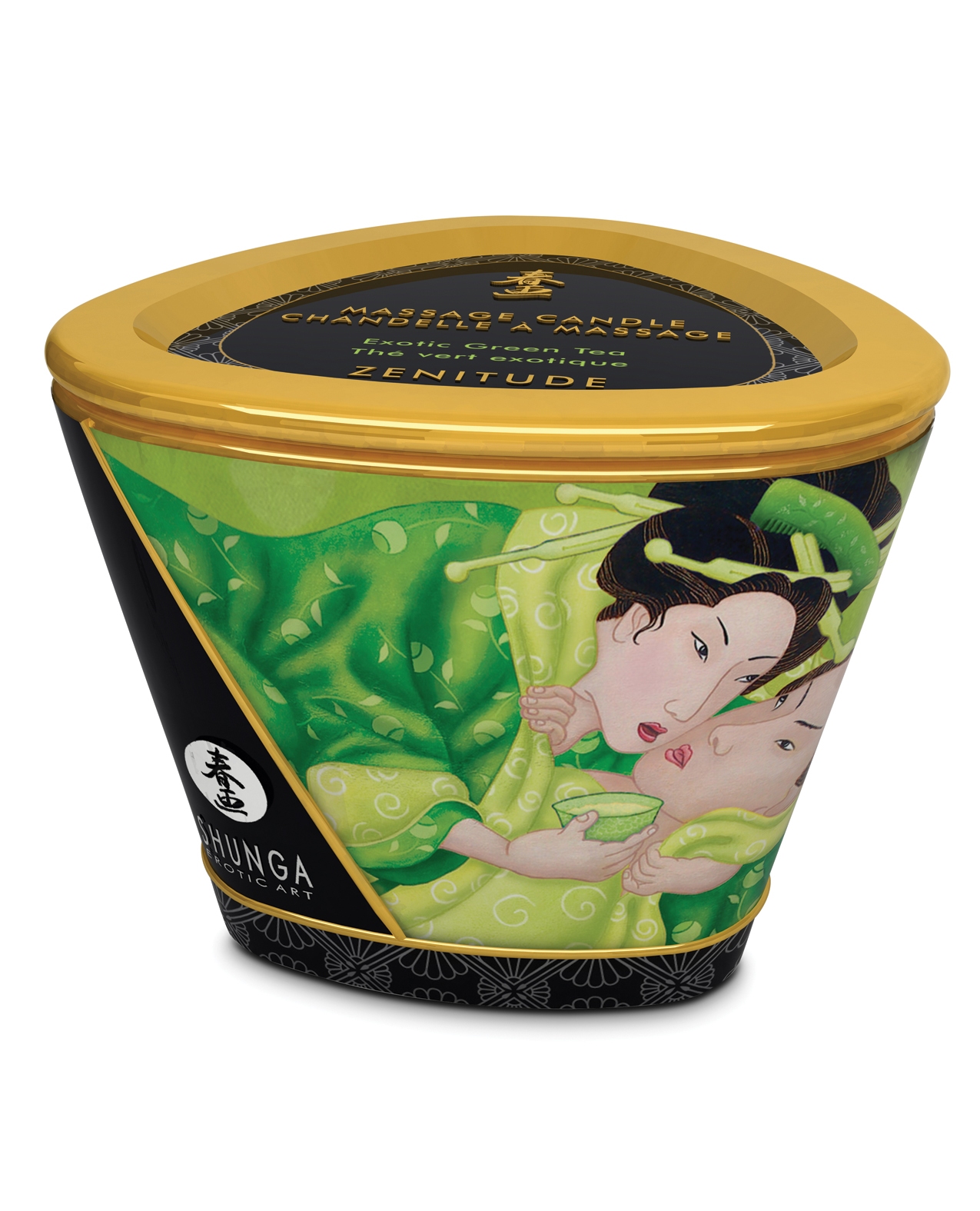 Order Shunga Massage Candle Zenitude - 5.7 oz Exotic Green Tea online