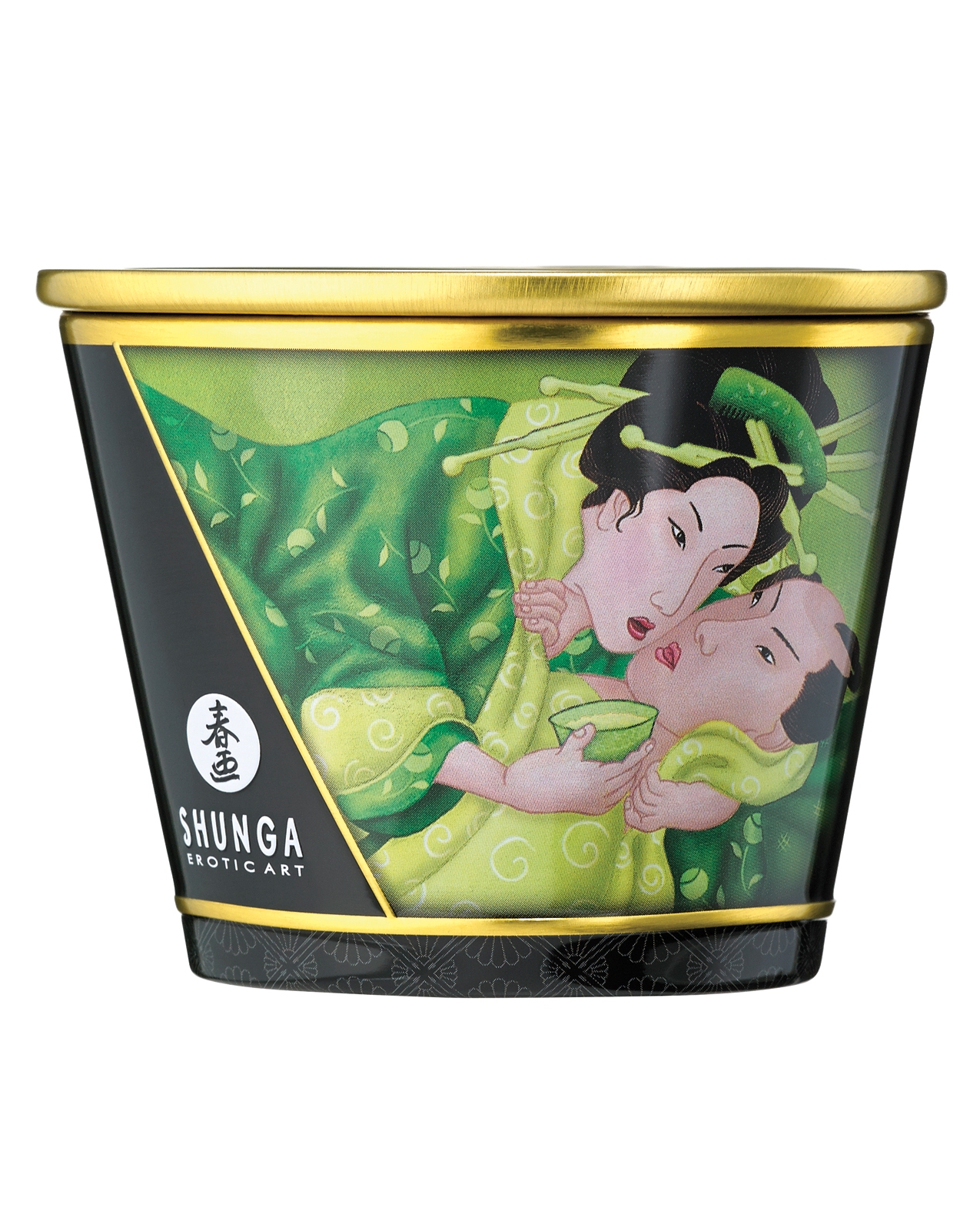 Shunga Massage Candle Zenitude - 5.7 oz Exotic Green Tea for sale