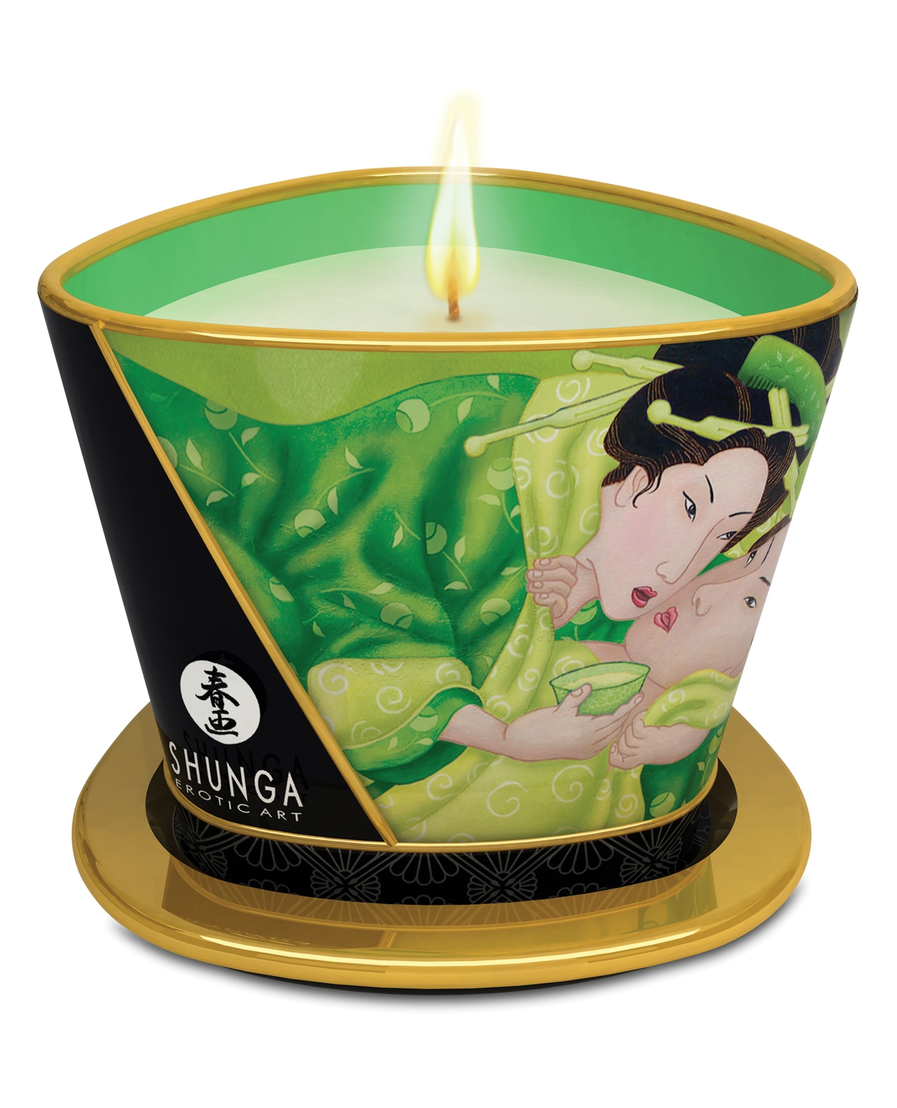 Shop Shunga Massage Candle Zenitude - 5.7 oz Exotic Green Tea online