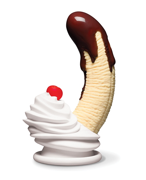 Order Simply Sweet Chocolate Dipped Banana Split Premium Silicone Dildo online