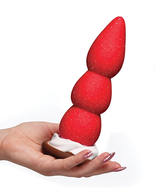 Shop Simply Sweet Strawberry Sweet Cream Premium Silicone Dildo
