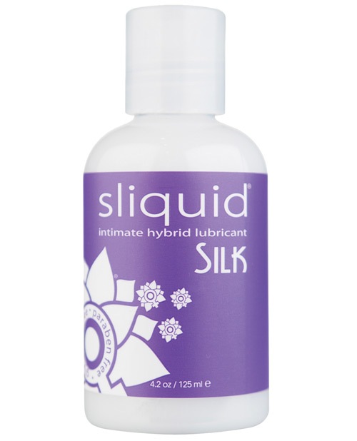 Shop Sliquid Silk Hybrid Lube Glycerine & Paraben Free - 4.2 oz online