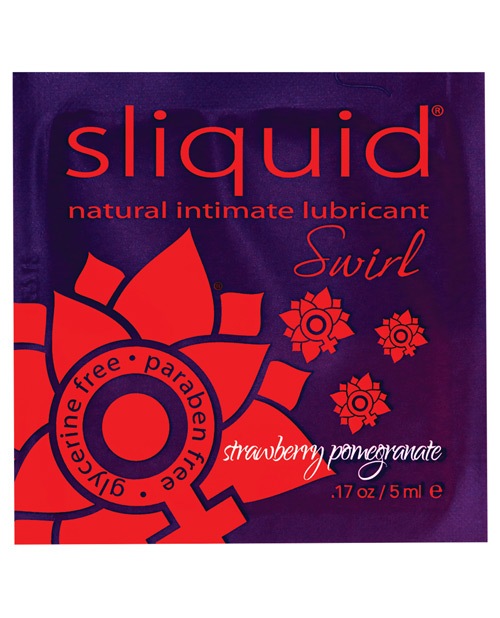 Shop Sliquid Swirl Lubricant Pillow - .17 oz Strawberry Pomegranate online