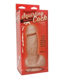 Shop Squirting Realistic Cock w/Splooge Juice - Flesh online