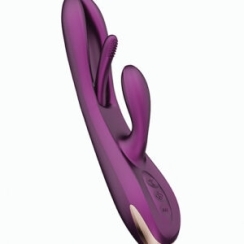 Shop Terri App Controlled Kinky Finger Tapping Rabbit Vibrator - Purple online