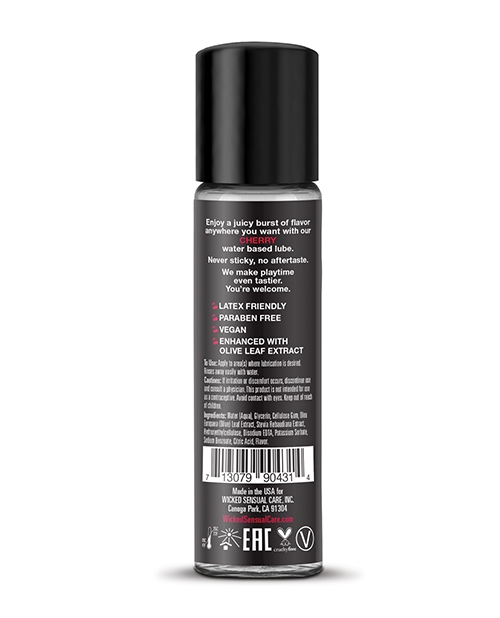 Order Wicked Sensual Care Aqua Water Based Lubricant - 1 oz Cherry online