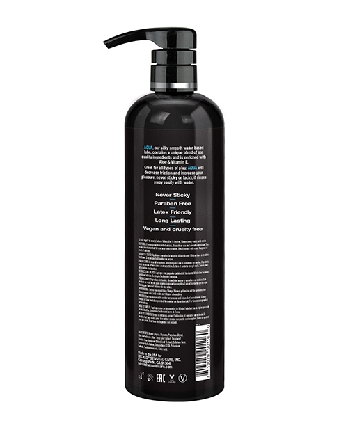 Order Wicked Sensual Care Aqua Waterbased Lubricant - 16 oz Fragrance Free online