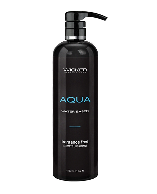 Shop Wicked Sensual Care Aqua Waterbased Lubricant - 16 oz Fragrance Free online