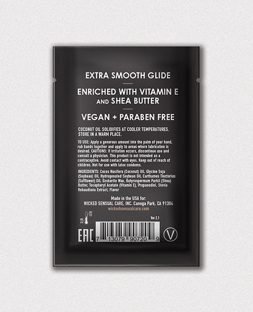 Order Wicked Sensual Care Coconut Oil Based Lube - .1 oz online