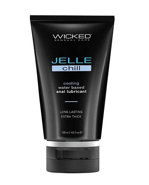 Shop Wicked Sensual Care Jelle Chill Waterbased Anal Gel Lubricant - 4 oz online