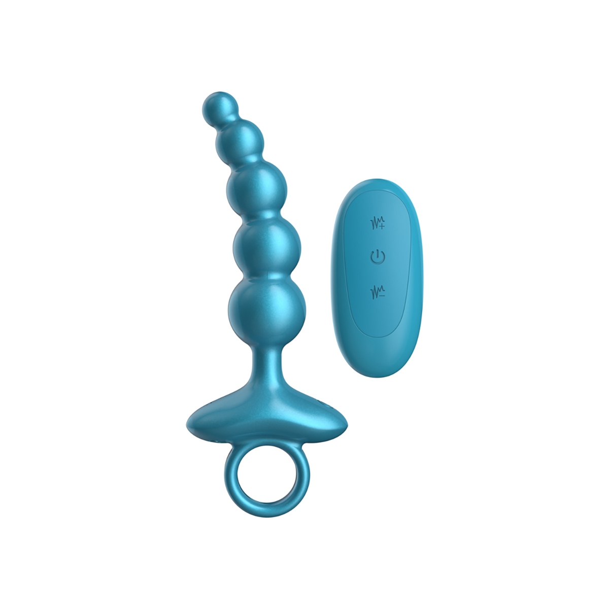 Blue Cr23: Curved Ring Luv Beads by Luv Inc