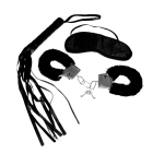 Intro To S M Kit Black luxury blindfold for adult sensory play