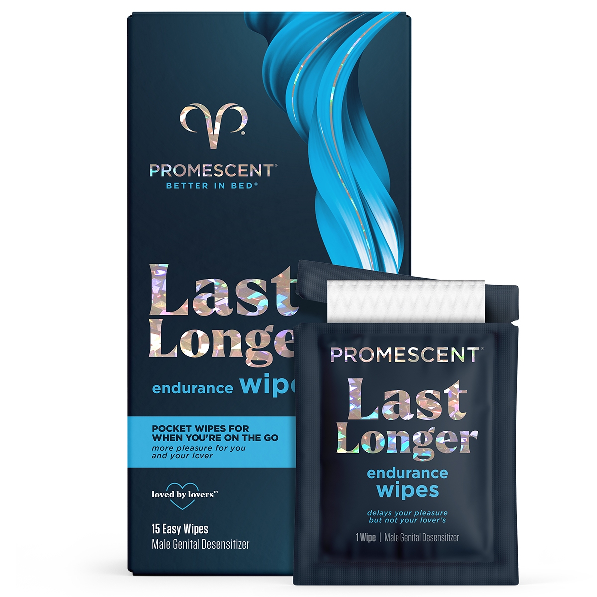 Promescent Delay Wipes 21ct intimate cleansers and personal cleansing care by Promescent.