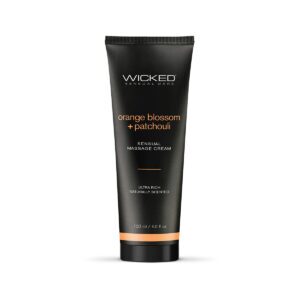 Wicked Massage Cream Orange Patchouli 4Oz Intimate Lotion