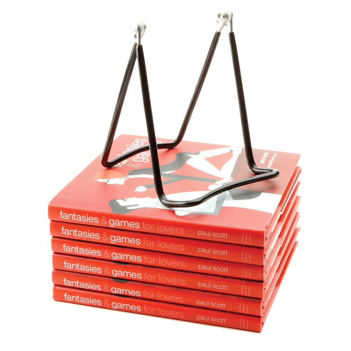 Buy  Book Easel Black 2 Wire Low book for her.