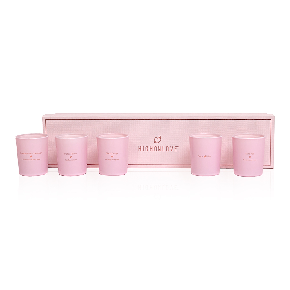 Buy  HighOnLove Mini Sensual Massage Candles Collection book for her.