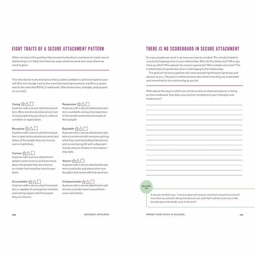 Buy  Securely Attached book for her.