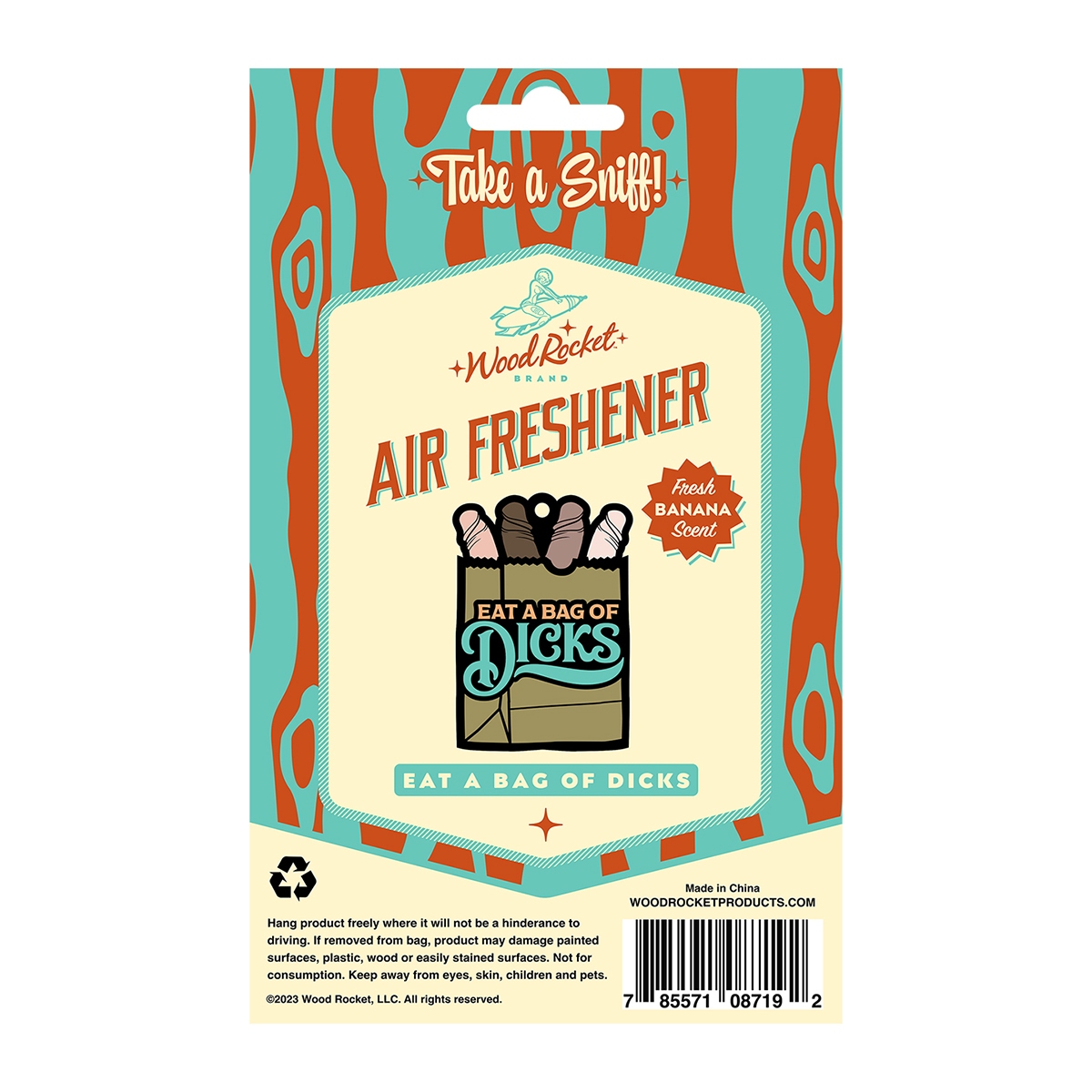 Buy  Wood Rocket Air Freshener Bag of Dicks book for her.