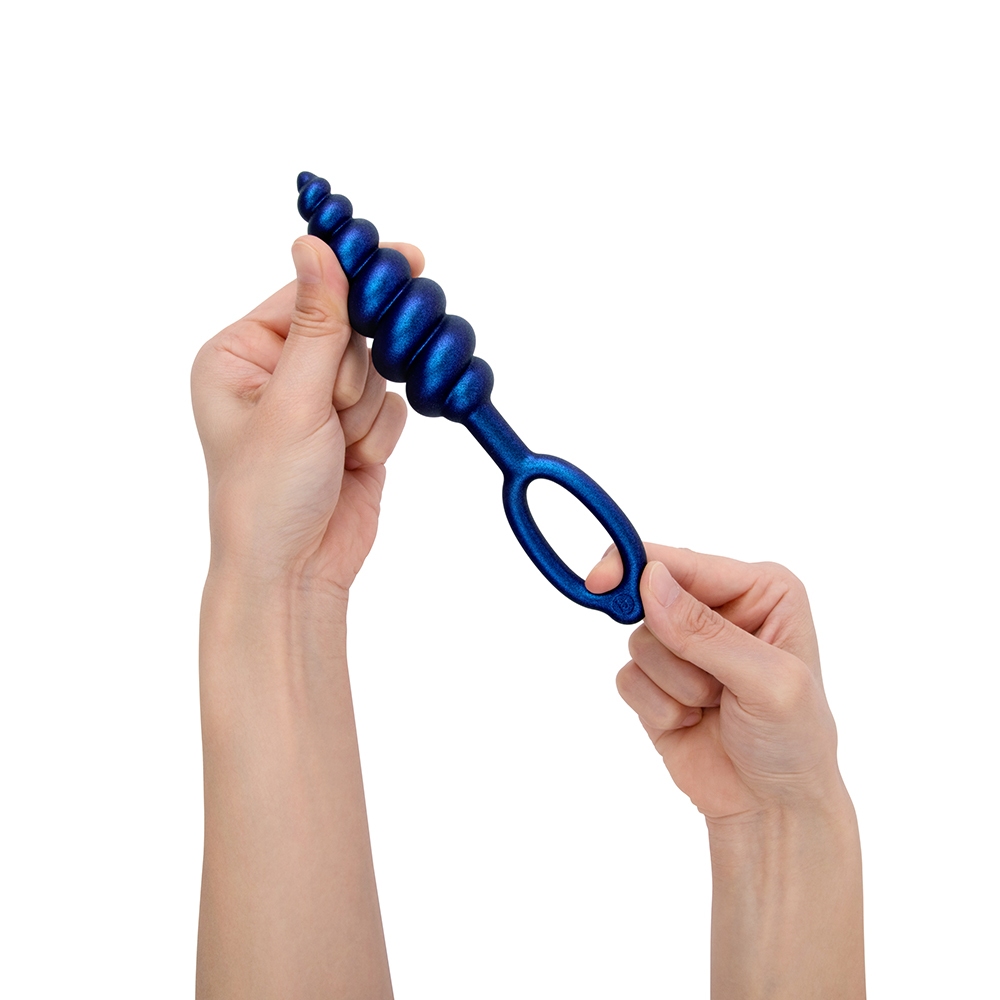 Fully assembled  B-Vibe vibrator with smooth exterior