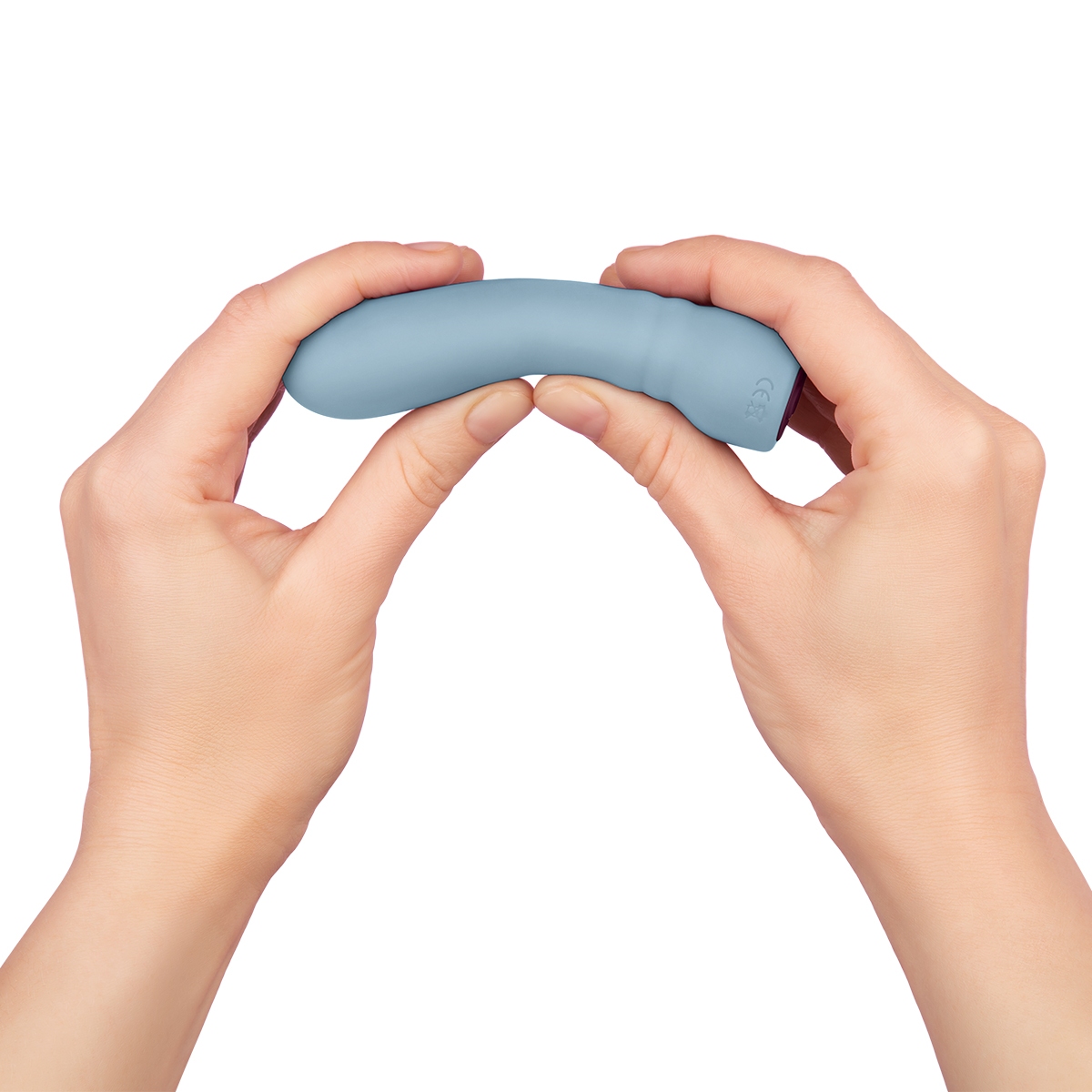 Close-up of the Aqua Femme Funn vibrator for texture detail