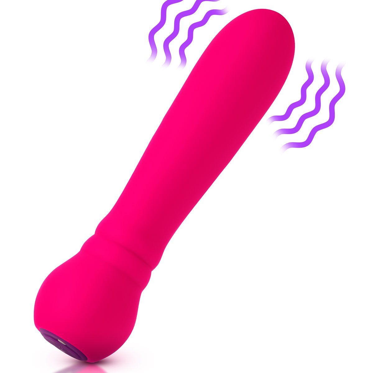 Close-up of the Pink Femme Funn vibrator for texture detail