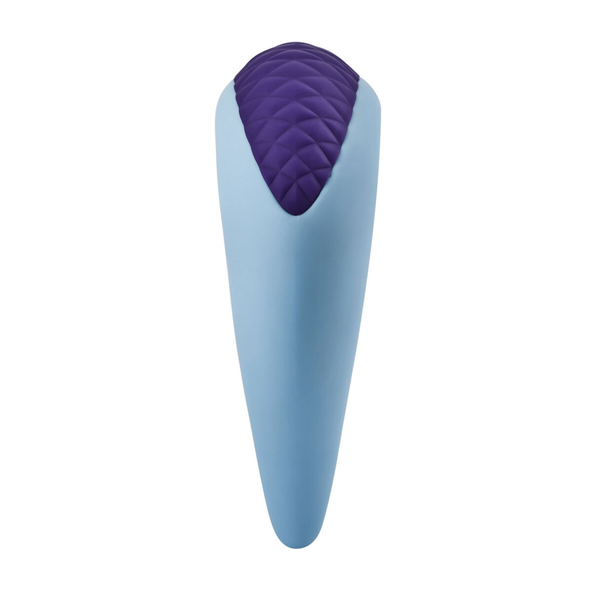 Close-up of the Blue Femme Funn vibrator for texture detail