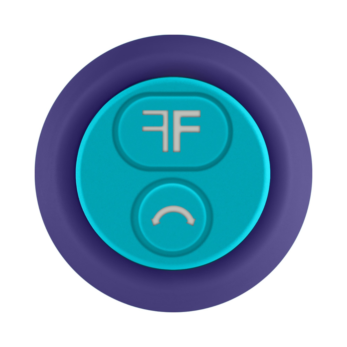 Close-up of the Purple Femme Funn vibrator for texture detail