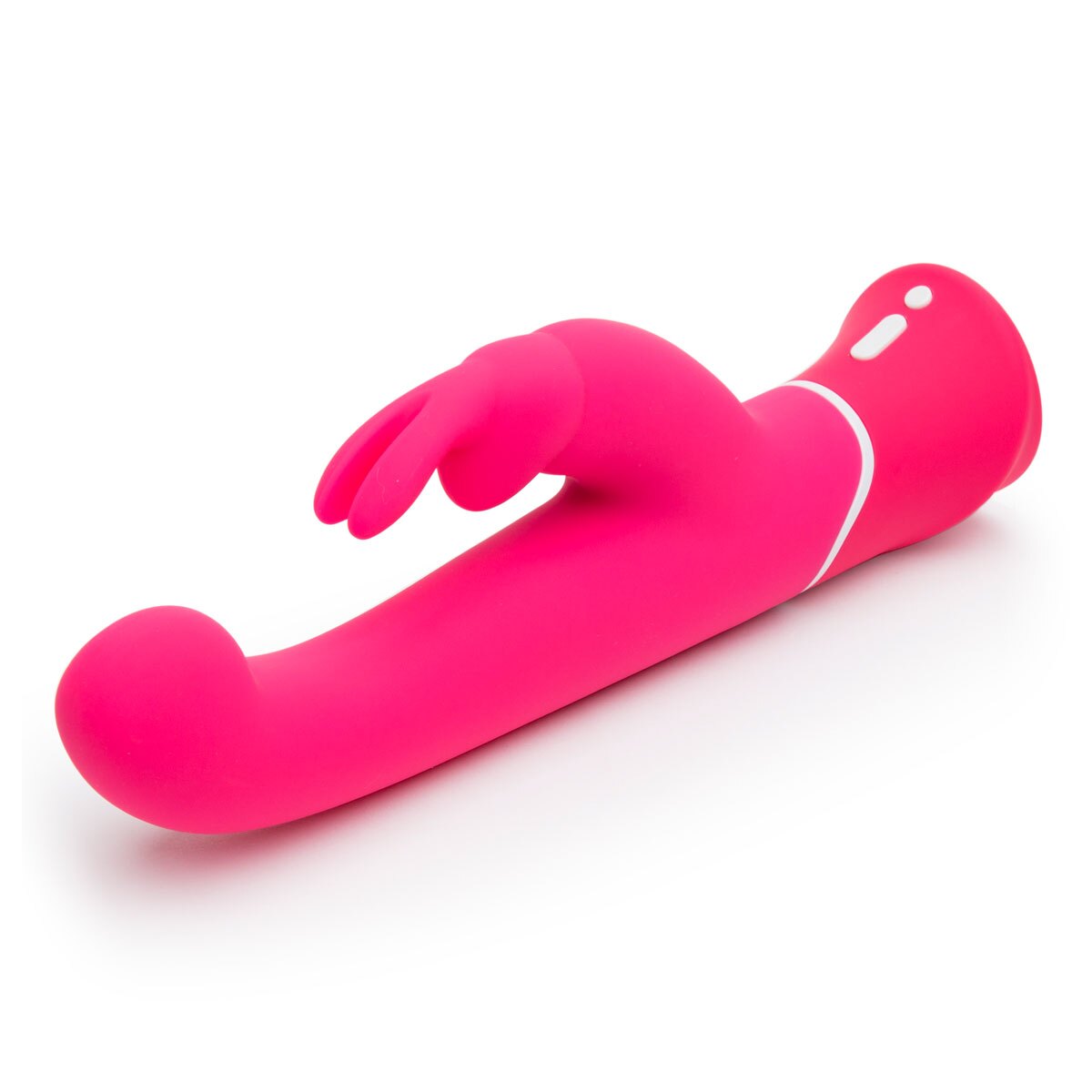 Product image of the Pink Happy Rabbit vibrator on clean background