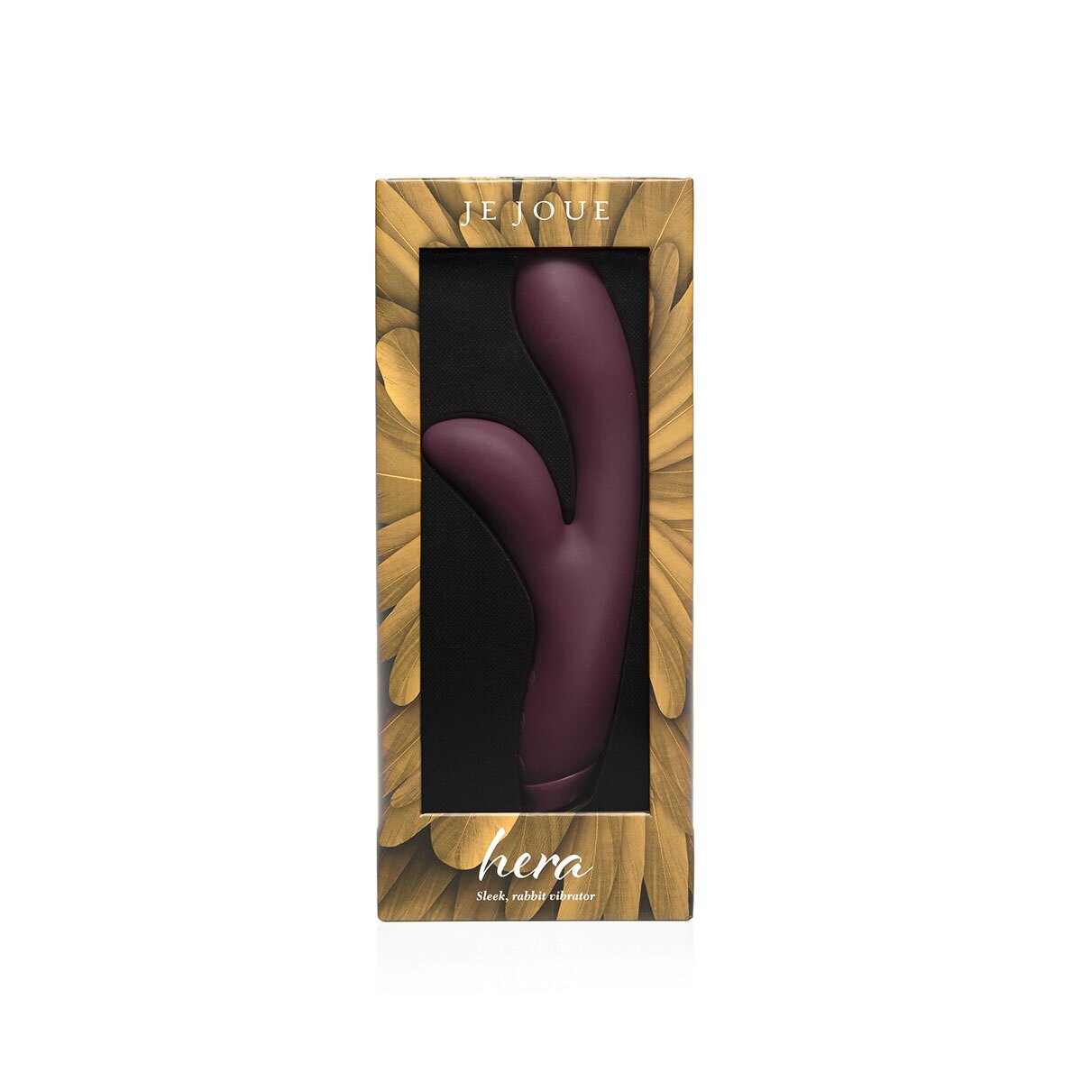 Angled view of the Purple Je Joue vibrator designed for intimate use