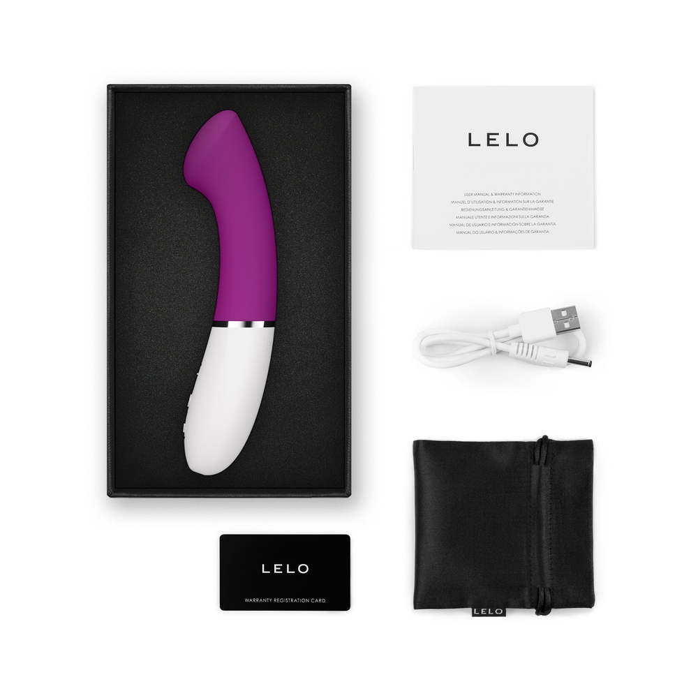 Close-up of the  LELO vibrator for texture detail