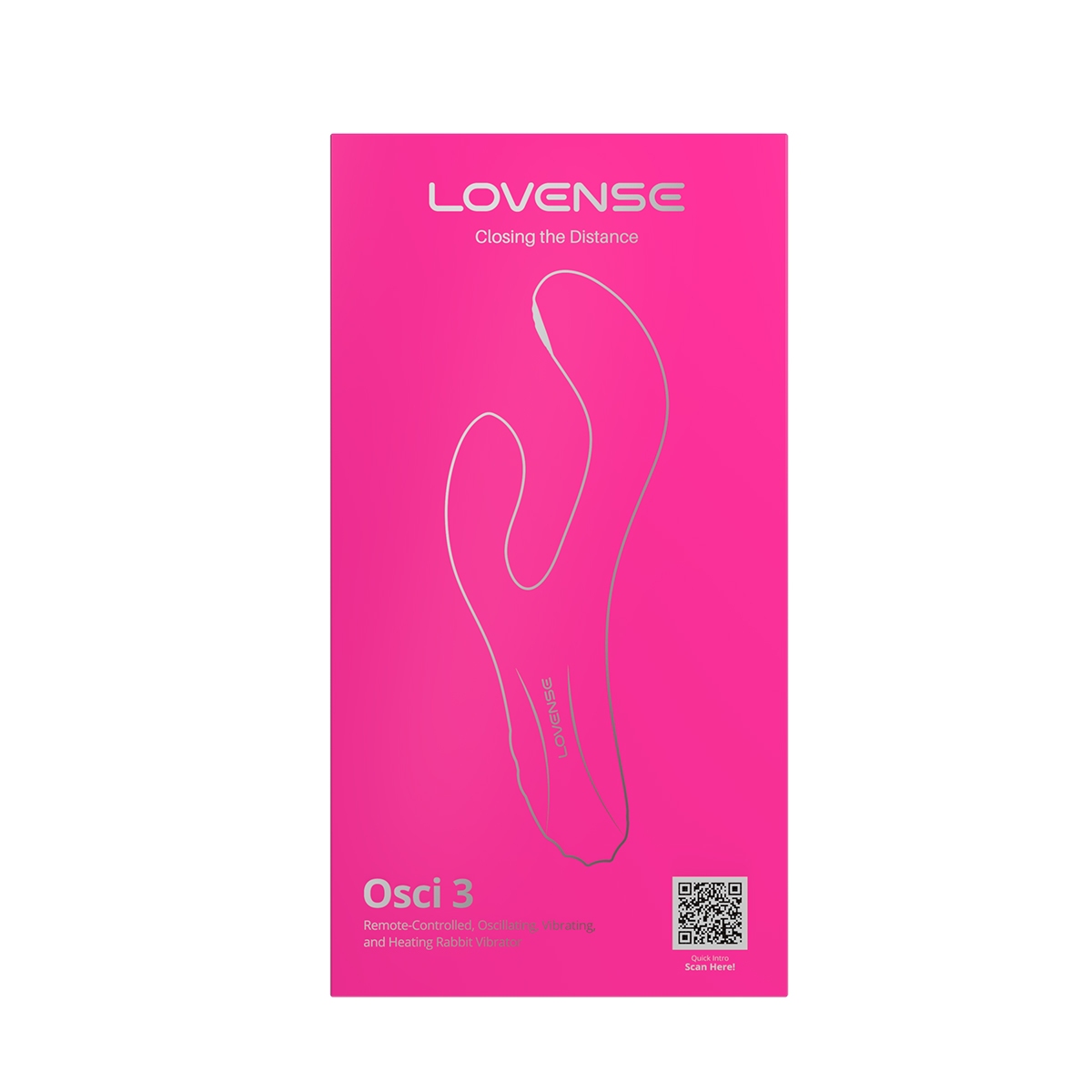 Fully assembled  Lovense vibrator with smooth exterior