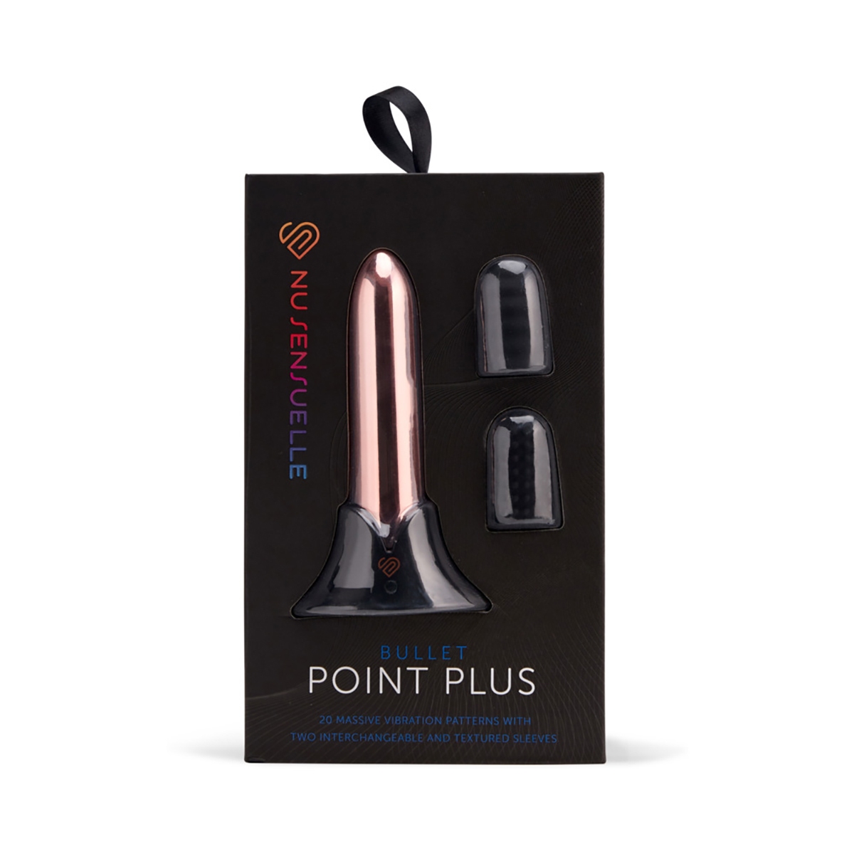 Product image of the Rose Gold Nu Sensuelle vibrator on clean background