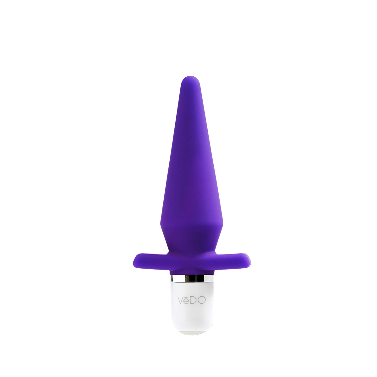 VeDO vibrator Rio Anal Indigo shown in hand for scale