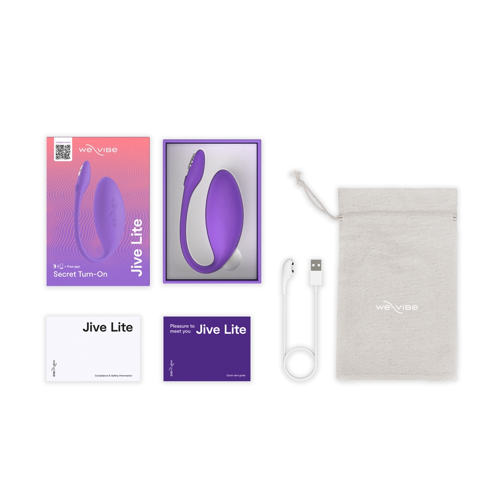 Angled view of the Purple We-Vibe vibrator designed for intimate use