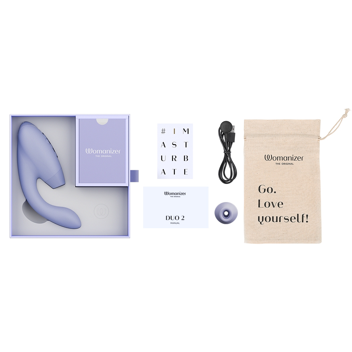 Close-up of the  Womanizer vibrator for texture detail