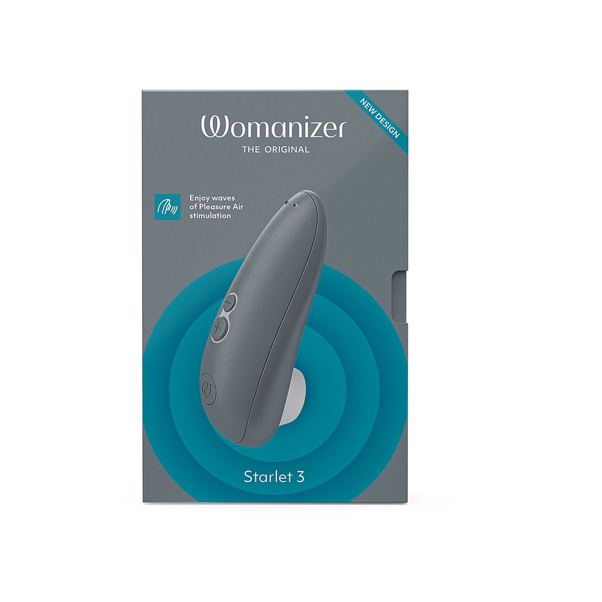 Close-up of the  Womanizer vibrator for texture detail