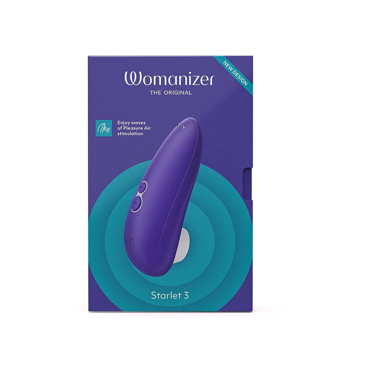 Close-up of the  Womanizer vibrator for texture detail