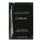 Bottle of .1 oz Water Based Lube Wicked Sensual Care showing clean, lightweight formula