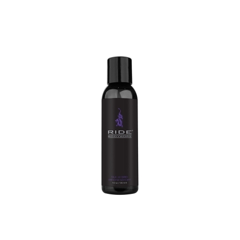 Bottle of 4.2 oz Vegan Lube Sliquid showing plant-powered formula