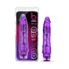 9 inch Dildo by Blush in Purple shown for use by Her or Him