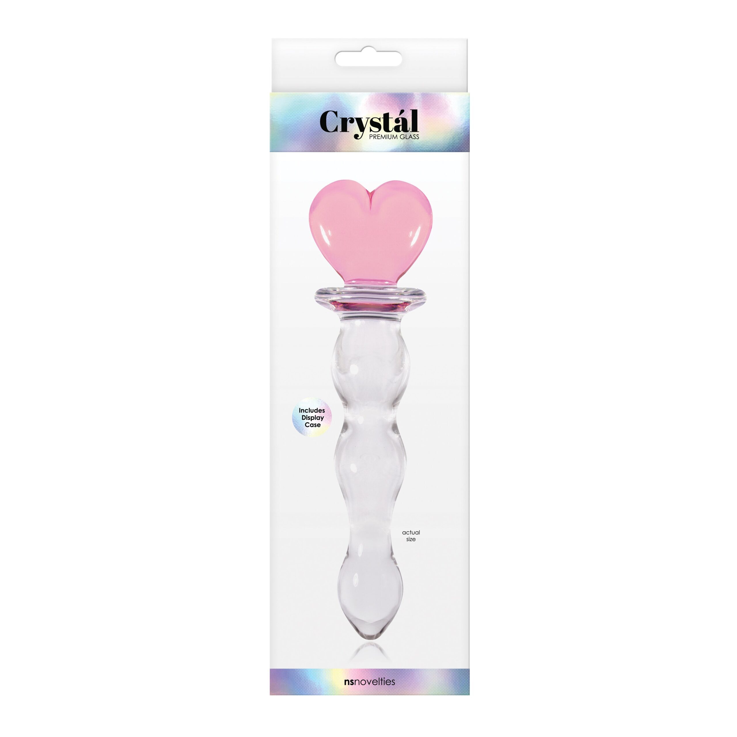 6 inch Dildo by NS Novelties in Light Pink shown for use by Her or Him