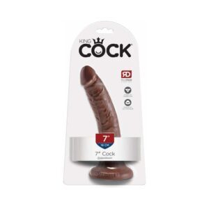 7 inch Dildo Pipedream Brown Chocolate Cocoa King Cock Cock Realistic With Suction Cup