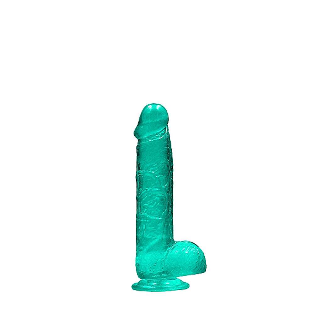 6 inch Dildo from Shots in Teal Turquoise Aqua designed for anal sex with Her or Him