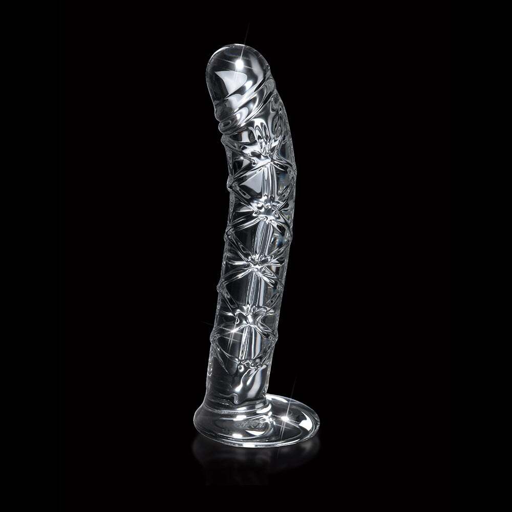 6.5 inch Dildo from Pipedream in Clear designed for anal sex with Her or Him