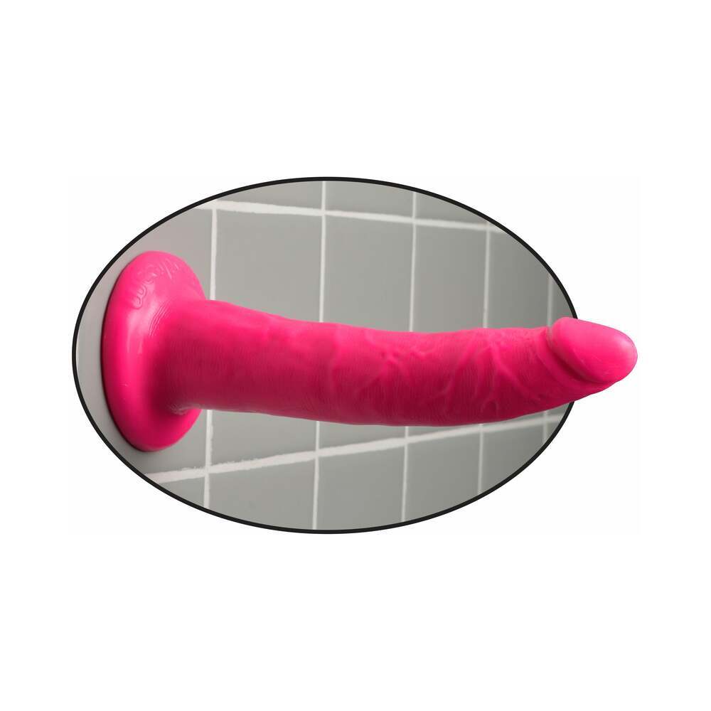 7 inch Dildo from Pipedream in Hot Pink Magenta Fuchsia designed for anal sex with Her or Him