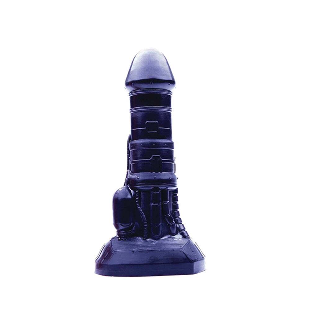 Dildo by Tantus in Black shown for use by Her or Him